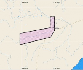 Карта C-MAP MAX-N+ WIDE RS-Y501 -	Лена: Олекминск - Алдан