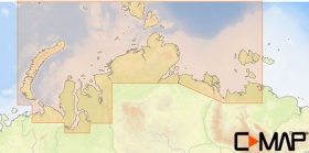 Карта C-MAP MAX-N+ WIDE RS-Y203 - Северное побережье России