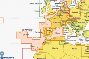 Карта Navionics + EU646L Центральная и Западная Европа