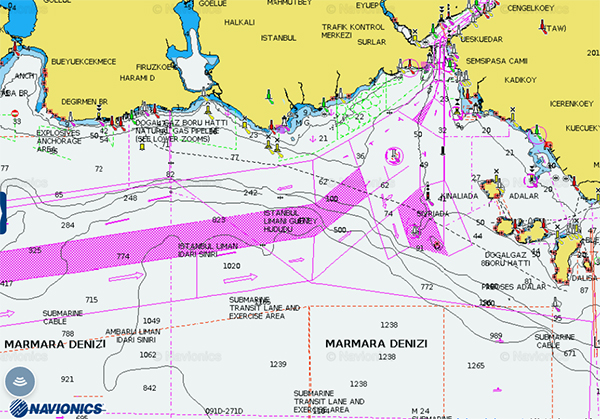 Карта Navionics + 43XG Средиземное море, Черное и Азовское моря.