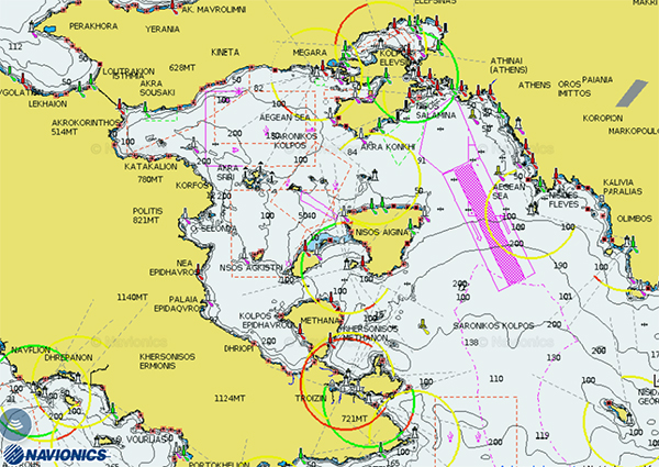 Карта Navionics + 43XG Средиземное море, Черное и Азовское моря.