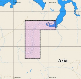 Карта C-MAP MAX-N+ WIDE RS-Y511 -	река Обь: низовье