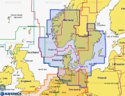 Карта Navionics + EU645L Северо-Запад Европы.